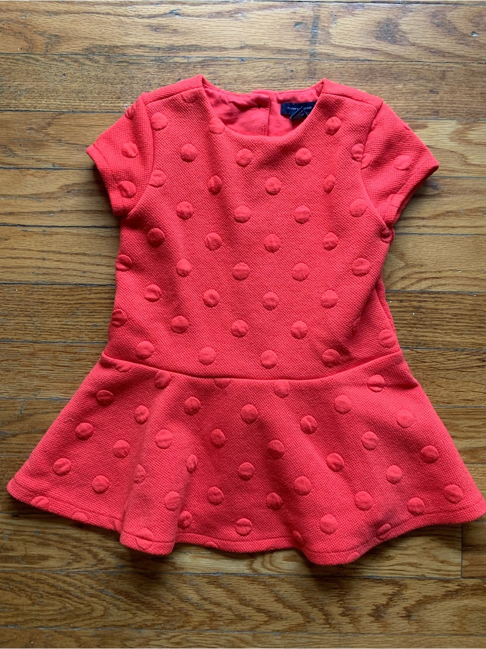 Tommy Hilfiger Toddler Girls Poppy Red Dress - 2T